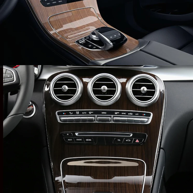 Fur Mercedes Benz C Klasse C200 Coupe Innen Unsichtbare Schutzfolie Mittelkonsole Bedienfeld Tpu Aufkleber Auto Styling Interior Mouldings Aliexpress