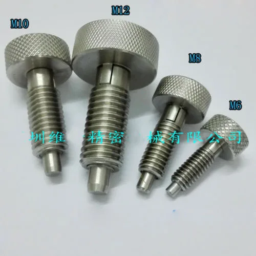 1Pcs M6 M8 M10 M12 locking indexing pin screw spring spring retractable