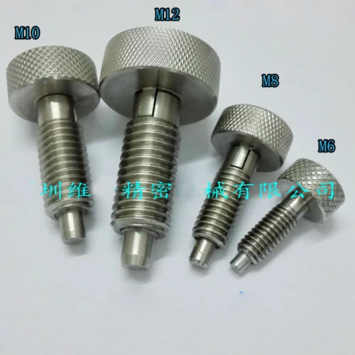 knob Indexing plunger spring loaded retractale locking pin M6 M8 M10 M12 bolt