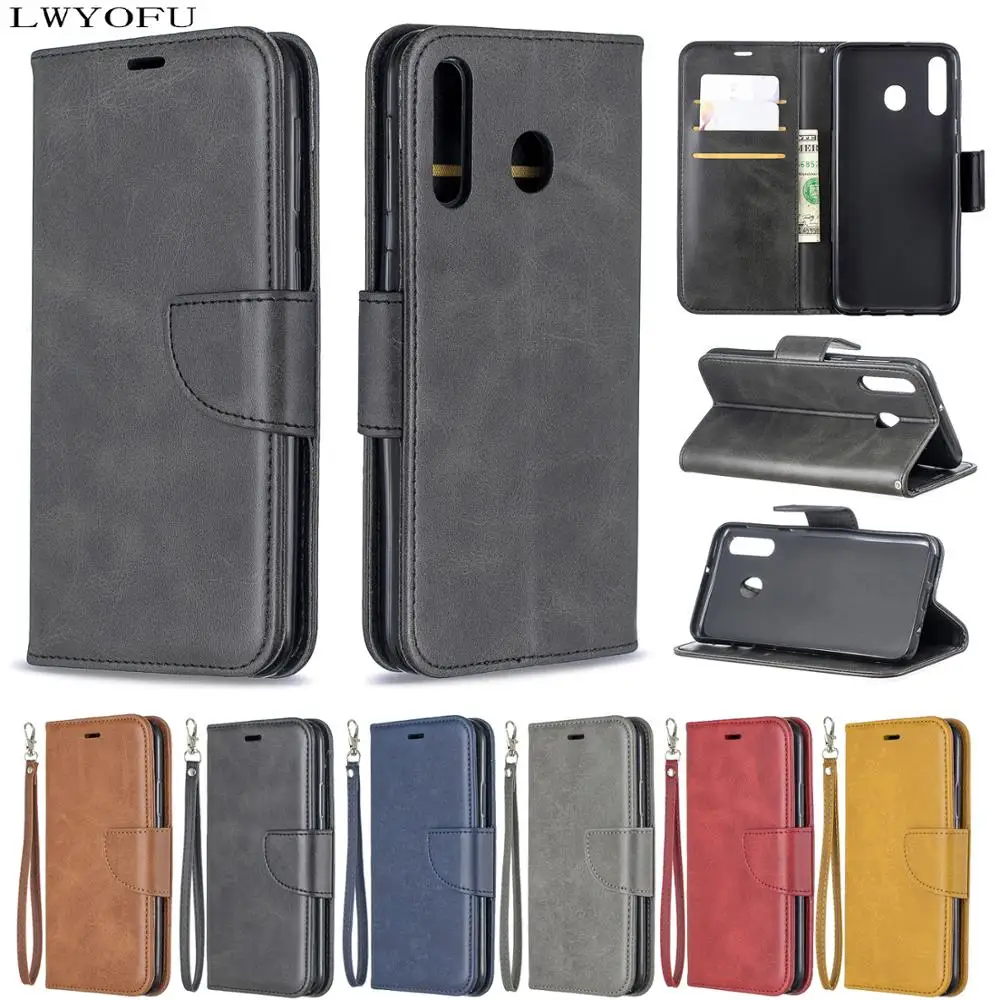 

Luxury bracket flip holster for Samsung Galaxy A20E A10E A10/M10 A20/A30A40 A50 A70 M30 M20 faux leather phone case