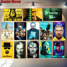 Breaking Bad Plate Vintage Metal Tin Sign Pub Bar Casino Club assiette décorative heisberg peinture film mur Art autocollants N279