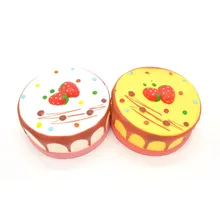 12 шт./лот высококлассные клубничный торт мягкими супер замедлить рост вкусный Ароматические Вышивка Крестом Пакет