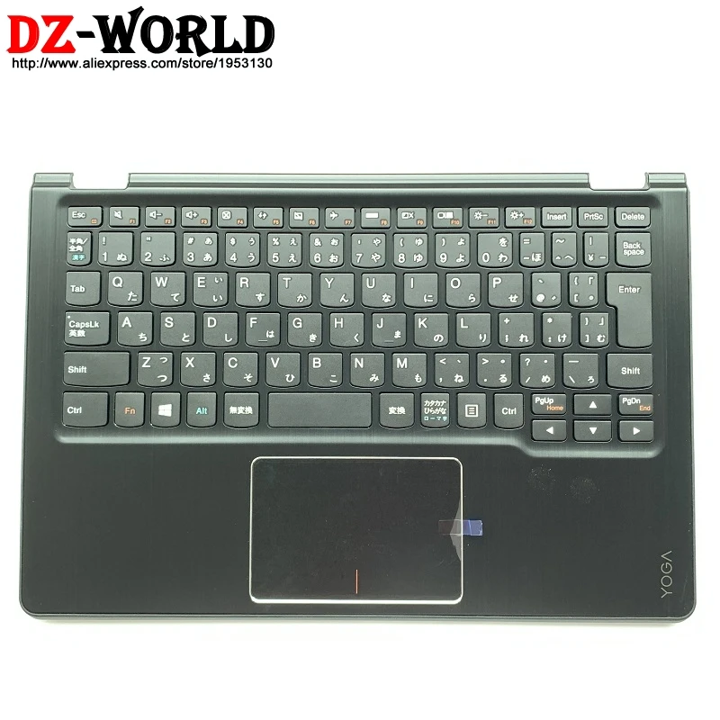 Черный Palmrest верхний регистр с Японская клавиатура с сенсорной панелью для lenovo Yoga3 11 Yoga 3 1170 80J8 Япония Teclado C крышкой 5CB0H15231