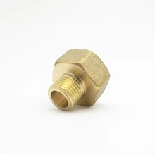 1/2 "BSP femelle à filetage mâle en laiton prise hexagonale raccord de tuyau coupleur connecteur adaptateur pour carburant gaz eau longueur 28mm(China)