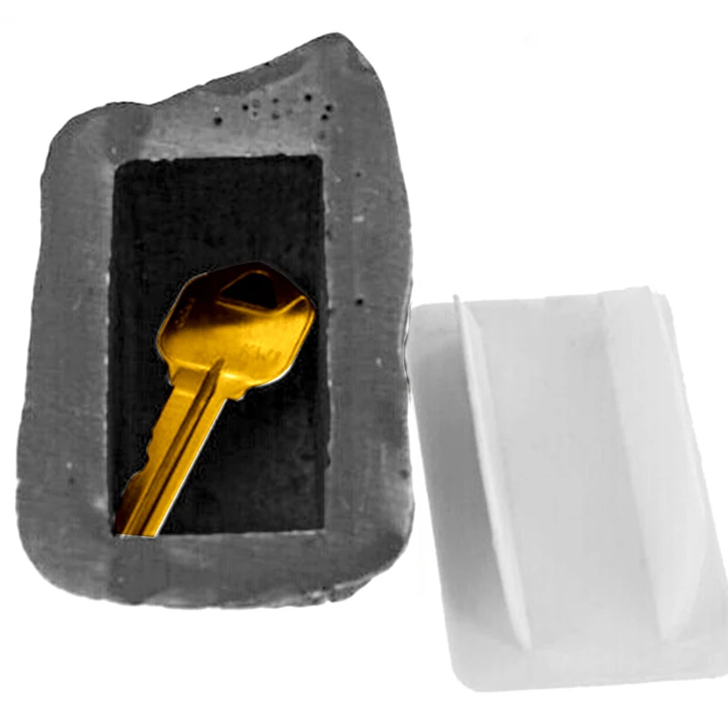 Outdoor Spare Key Box Resin Crafts Home Use Storage Tools Stone