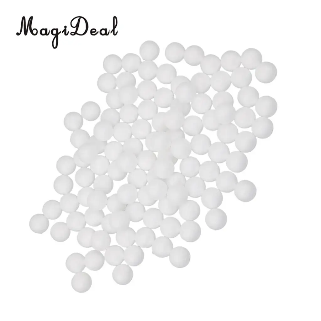 300x Modelling Polystyrene Styrofoam Foam Ball White Craft Balls DIY Kids Gifts Crafts Christmas Party Decoration 20mm 25mm 27mm
