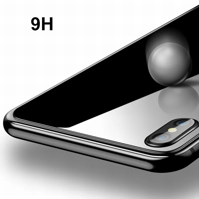 Ascromy For iPhone X Screen Protector Front and Back Tempered Glass Full Body Film Cover For iPhone X 10 iPhoneX Screenprotector (3)