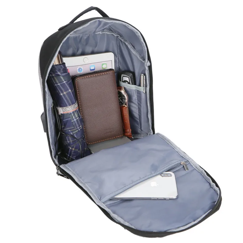 

CHEST PACK Men canvas durable fashionable anti-thief USB charging earphone hole Urban casual bag crossbody tidal chest bag