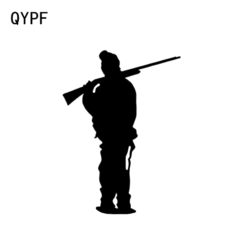 

QYPF 10.1*14.1CM Mysterious Hunting Sport Fitness Decor Car Sticker Silhouette Accessories Vinyl C16-1795