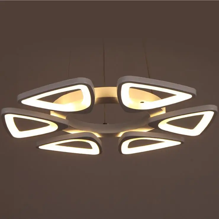 

Modern minimalist led office hollow hexagonal chandelier creative personality honeycomb lighting geometric shaped mosaic light