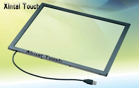 Тип 43 дюймов инфракрасный ИК сенсорный экран ИК сенсорная рамка Наложение 10 точек касания Plug and Play работает