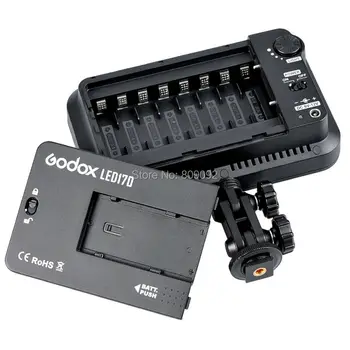 

Godox LED170 Video Light 170 LED Lamp Studio Lighting 2700LM 5500-6500K Stepless Brightness for Camera DV Canon Nikon