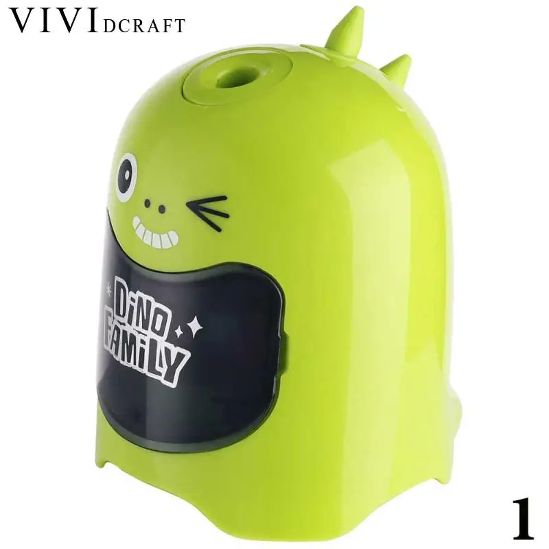 Vividcraft Electric Pencil Sharpener Student Automatic Pencil Sharpeners for Art Painting Stationery Supplies without Battery 2018 rushed 3 years old electronic automatic pencil sharpener electric special art painting student gift school supplies