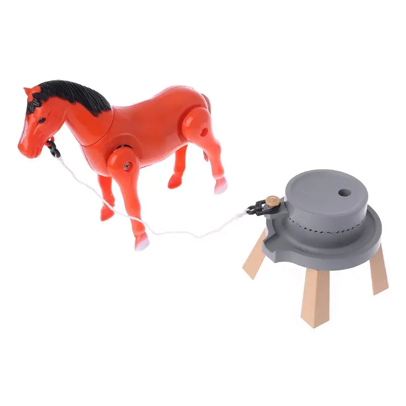 Детские развивающие игрушки вокруг ворса круг потянув электрическая игрушечная лошадь для детей подарок на день рождения