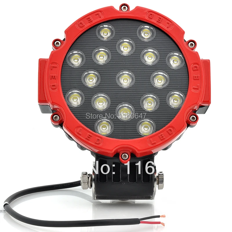 Фары 12v светодиодные. Worklight фонарь w-51. Круглая черная светодиодная фара 51 ватт 17 led Epistar дальнего света 12-24. Круглый светодиодный atv. Фара рабочая светодиодная круглая.