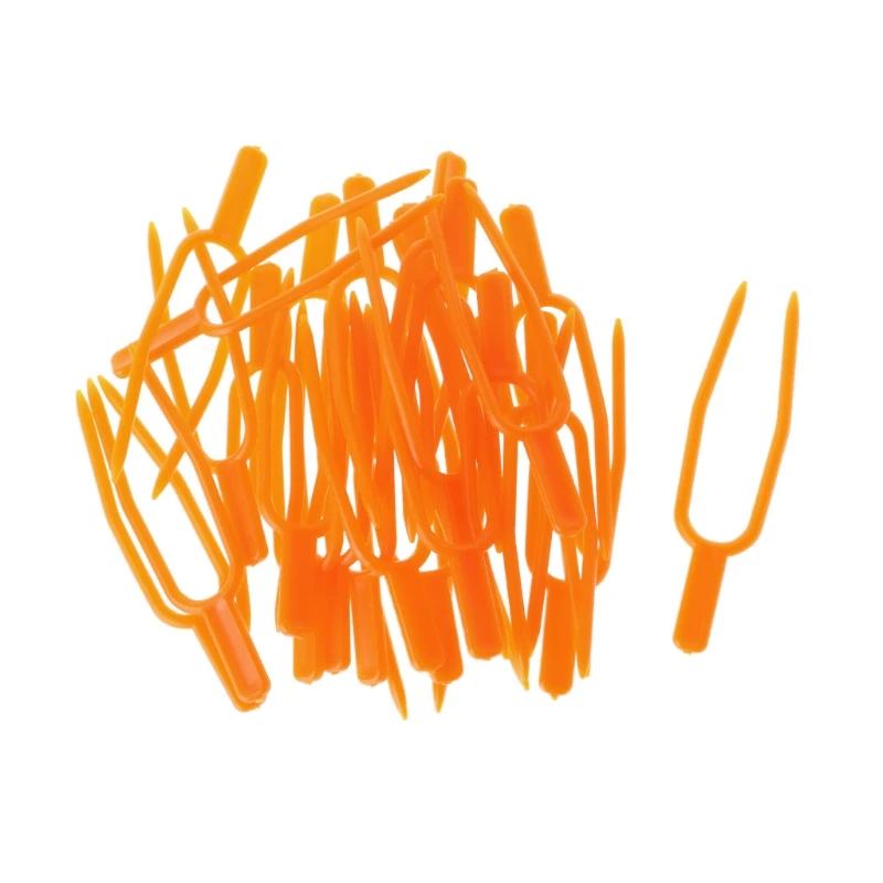 

Hot Garden Tool 50pcs Plant Clips Stolons Fixture Clamp Farming Strawberry Fork
