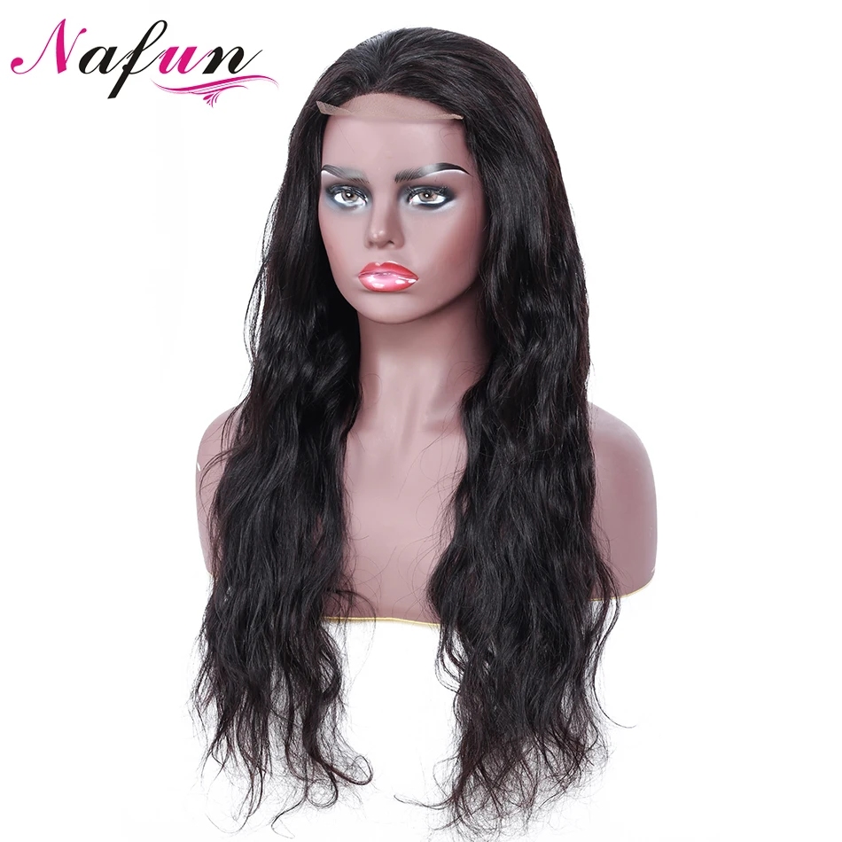

NAFUN Brazilian Lace Front Human Hair Wigs For Black Women Remy Hair Body Wave Lace Front Wig With Baby Hair