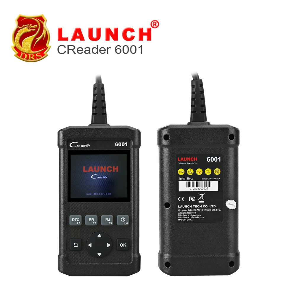 100% original Launch DIY Code Reader CReader 6001 Full OBDII OBD2 function Read&Clear DTCs the same function as AL619 6001 100% original Launch DIY Code Reader CReader 6001 Full OBDII OBD2 function Read&Clear DTCs the same function as AL619 6001
