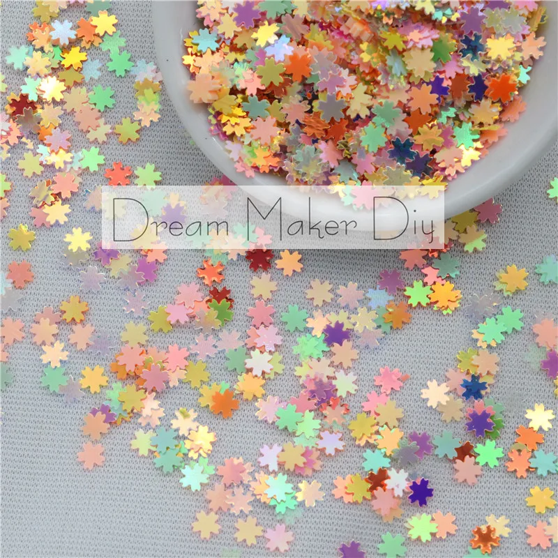 50g Brilliant Spring Flower and Vine Sequins for Crafts and Decoration