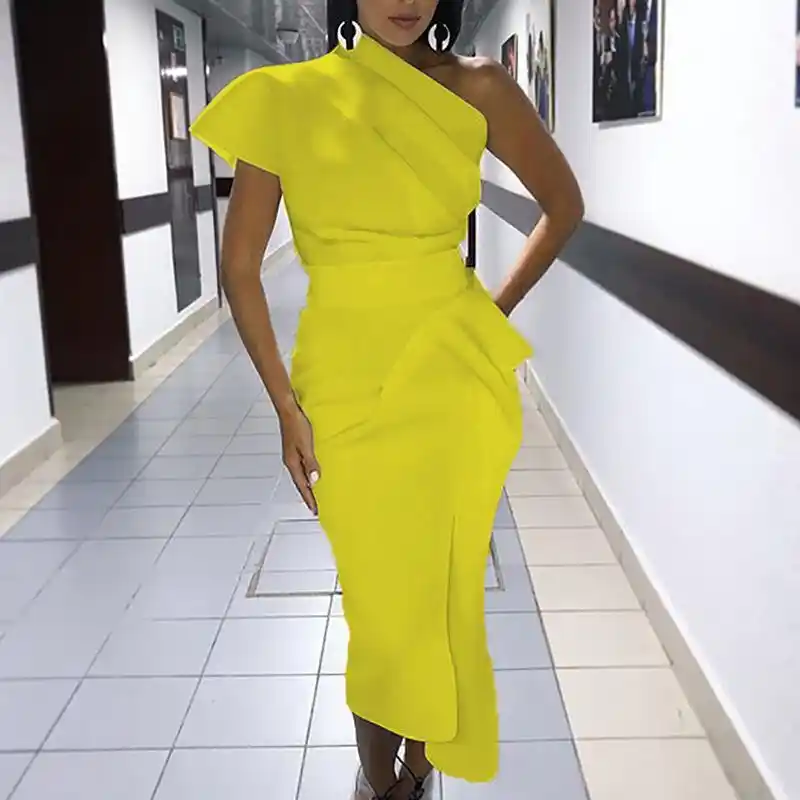 blue black yellow white dress