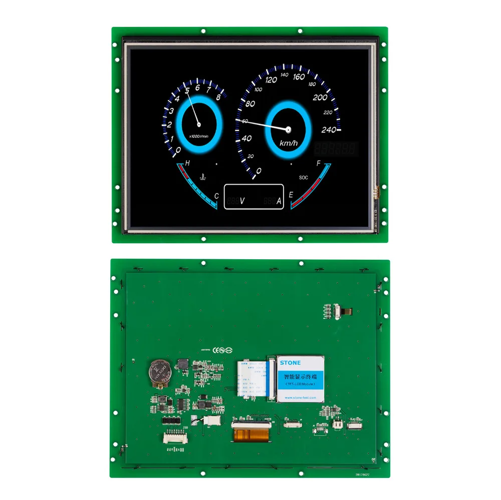 

12.1 inch TFT LCD monitor with wide temperature and wide voltage