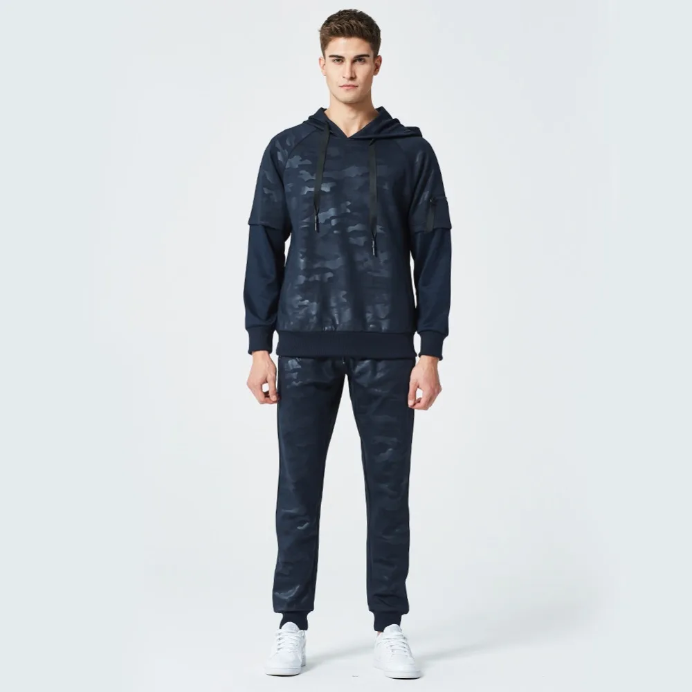 Men Sports Suit Spring and Summer New Men's Camouflage Sweater Large Size S-XXL Fashion Hoodies