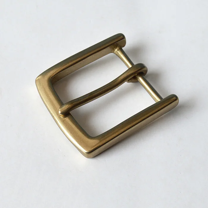 DIY leather accessories solid brass 40mm Men's belt buckle Metal Cowboy Belt loop Cosplay For 3.8-3.9cm Wide belt