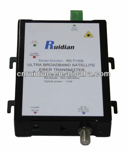 single fiber l band 1310nm satellite optical tv transmitter /satellite fiber optical transmitter