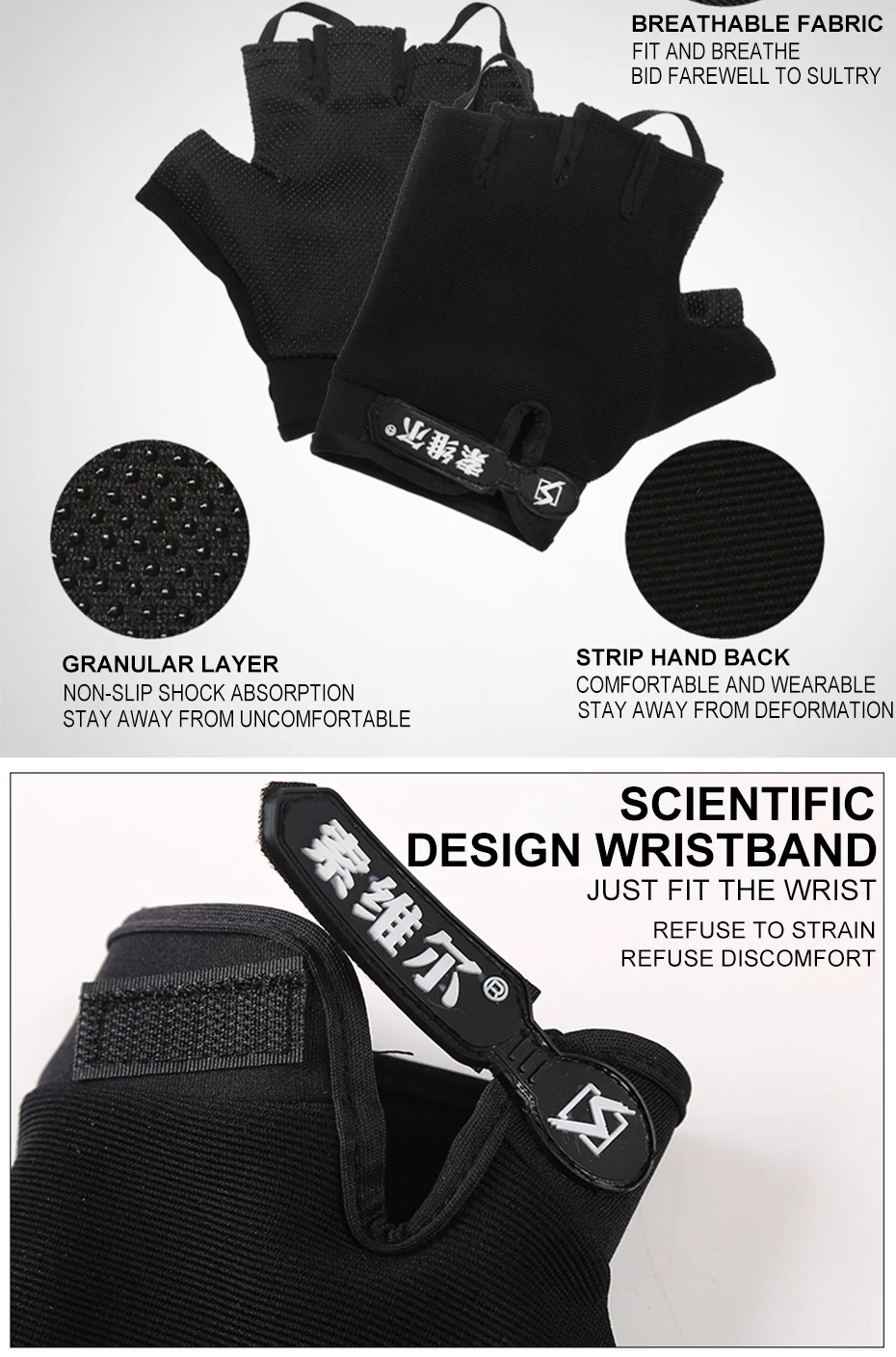 Спортивные перчатки противоскользящие защитные перчатки для велоспорта для женщин и мужчин мотоциклетные Спортивные Перчатки для фитнеса и спортзала защитные перчатки для бега