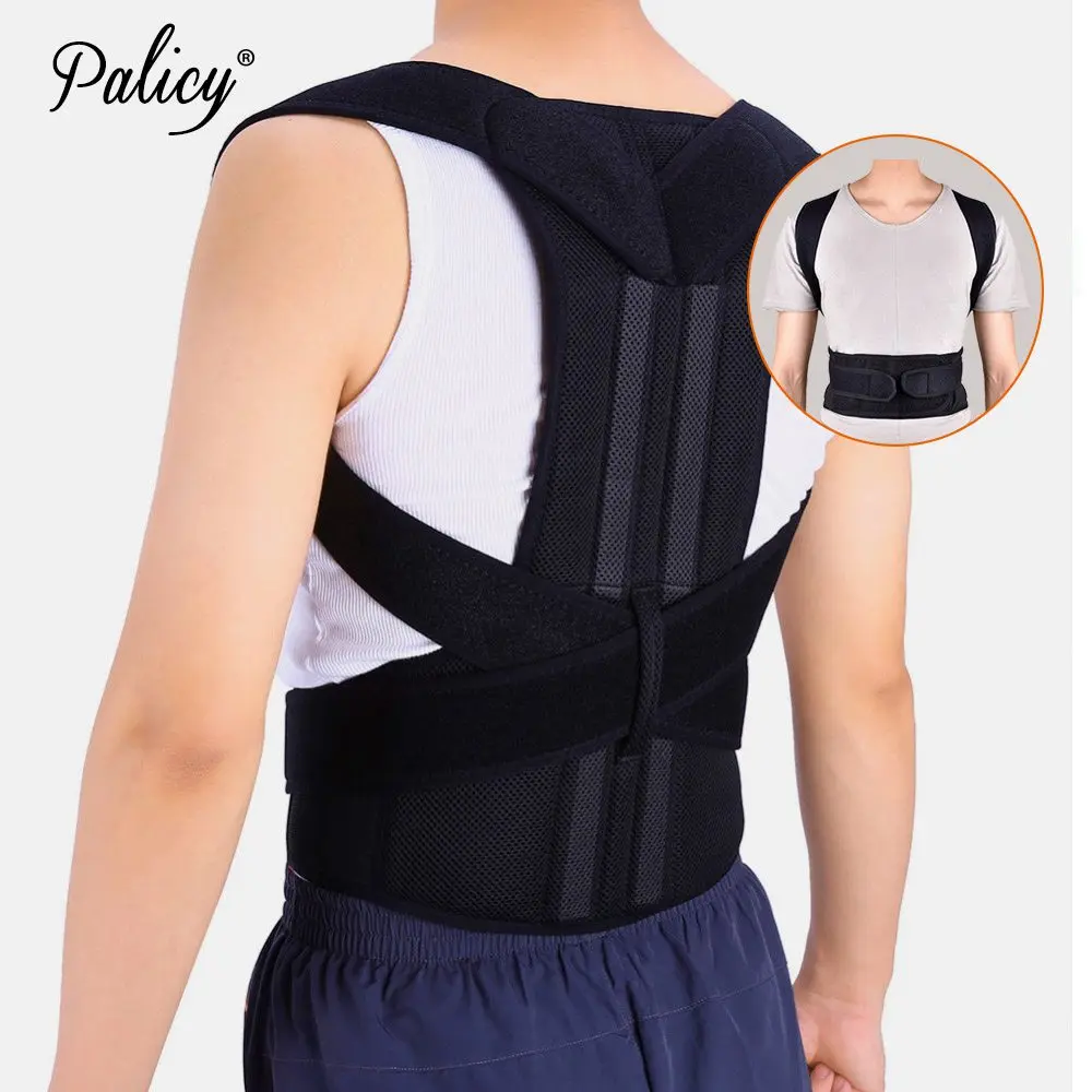  Chest Open Posture Corrector Shoulder Support Belt for Adult Teenager Back Brace Girdle Posture Men