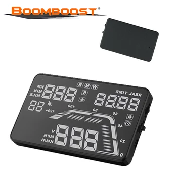 

Car HUD display car HUD GPS Speedometers Overspeed Warning Dashboard Windshield Projector Multi Color Universal NEW Q7 5.5"