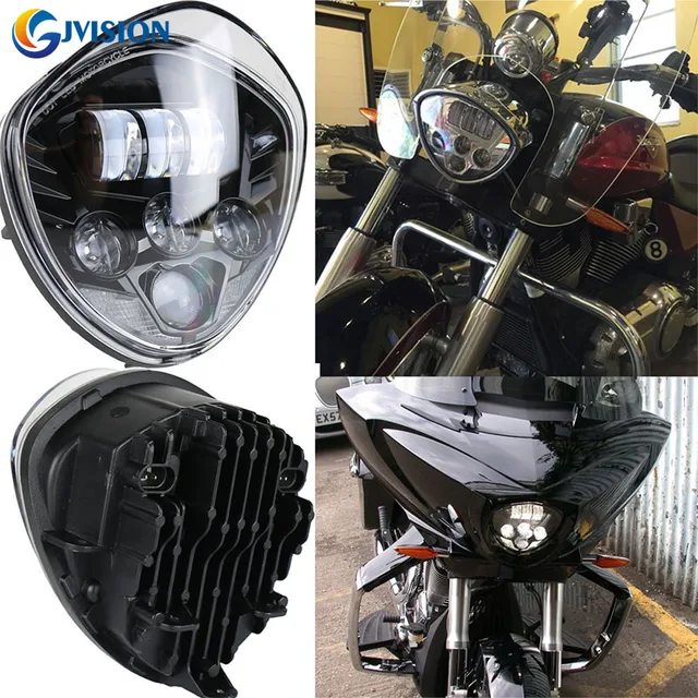 Led Headlight Bulbs Black 40W Headlamp Driving Lights DRL for