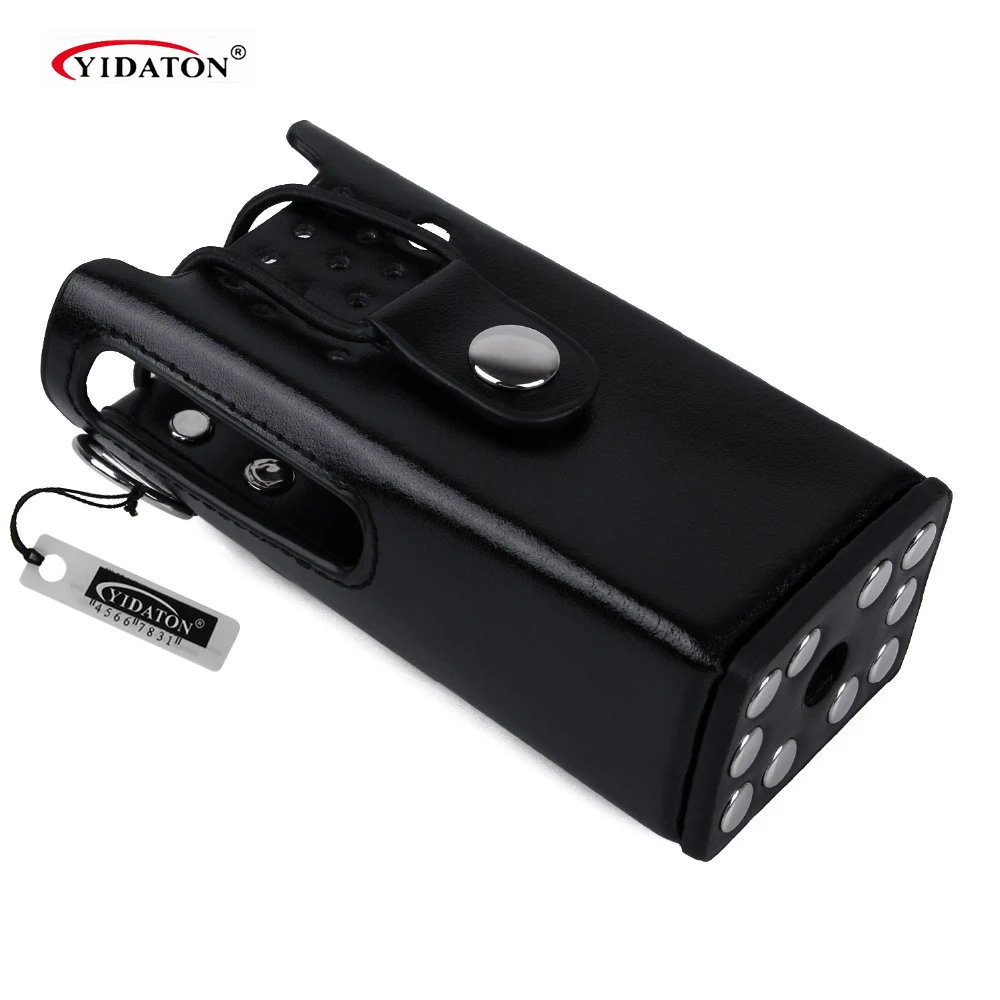 

New Walkie Talkie Leather Carrying Case PU Leather Case for Motorola 2 WAY Radio GP3688 CP150 EP450