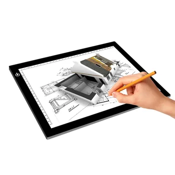 

Elice A4 Ultra Thin Led Light Box Tracer Portable Copy Board Adjustable Dimmable Brightness LED Tracing Light Pad With Scale