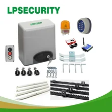 120 В/230 В переменного тока 600 кг gsm, автоматический Электрический раздвижной Открыватель ворот, двигатель, операторский комплект, 4 пульта дистанционного управления, 4 м/5 м стойки, 1 фотоэлемент