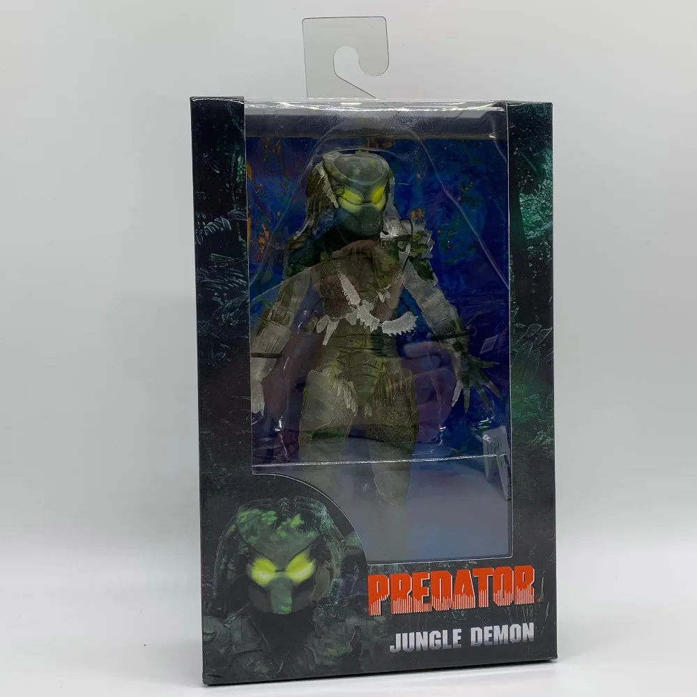 

Jungle Demon Predator Action Figure Doll 30th Anniversary Alien Hunter Toy 8"
