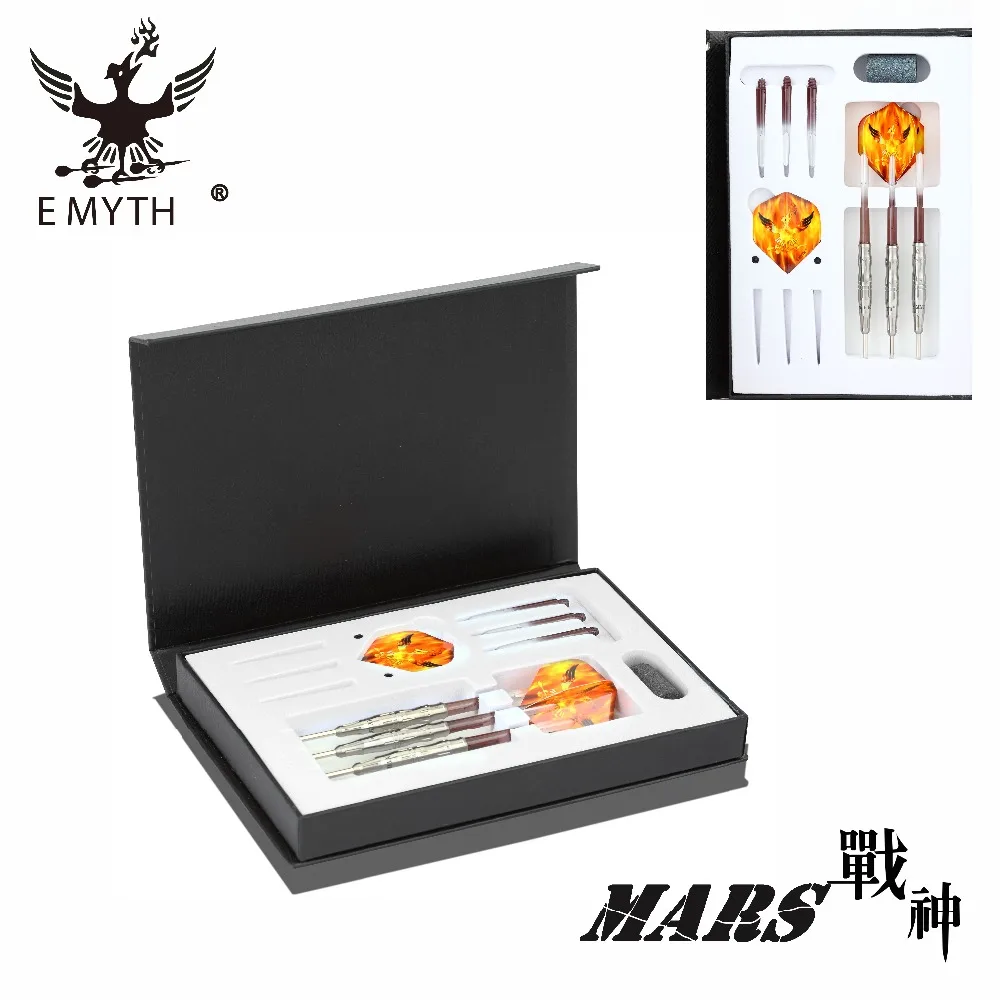 

E MYTH mars 21g steel tip 90% tungsten dart set, Hign quality Professional player steel tips tungsten dart