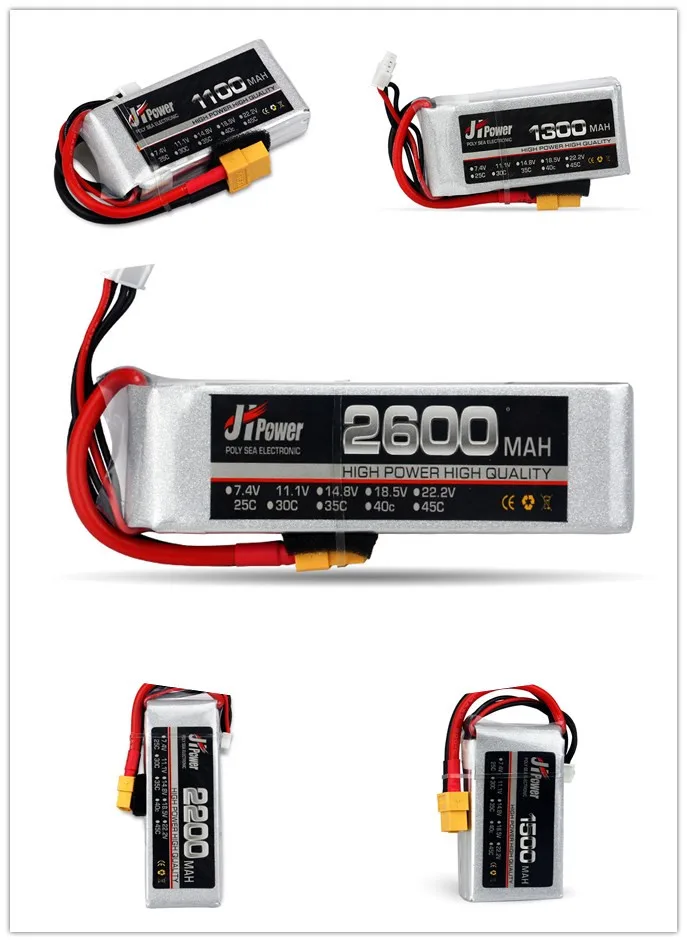 6 S RC LiPo аккумулятор 22 2 V 1100 mAh 1300 1500 2200 mAh2600 25C 35C для Дрон Квадрокоптер вертолет автомобиль игрушка