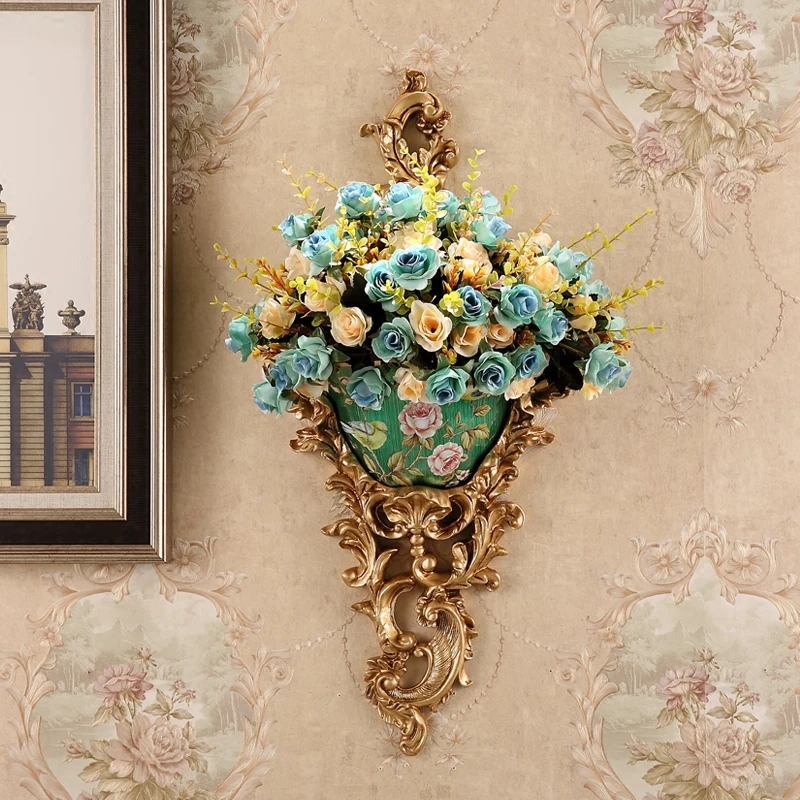 Buy European wall hanging flower vase creative wall