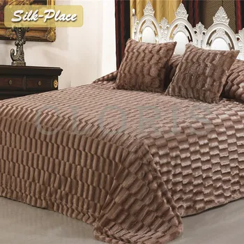 

Silk Place Manta Sofa Fleece Kint Air Long Bed Blanket Bedding Set King Size Sofa Blanket Summer Quilt Set Of Bed Linen