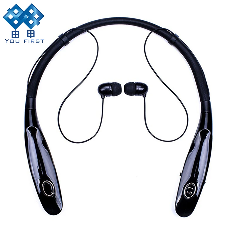 YOU FIRST TWS bluetooth-наушники спортивные без рук с микрофоном шейным ремешком