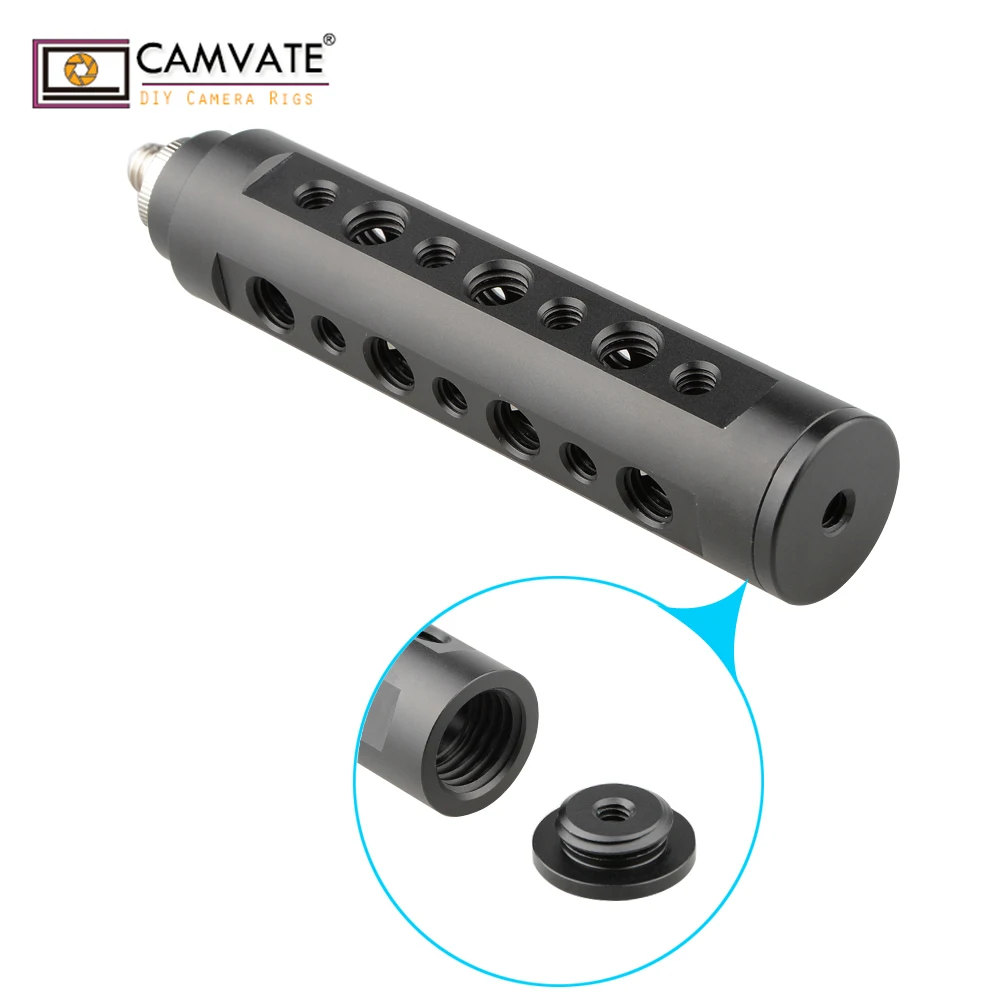 Рукоятка для камеры CAMVATE из алюминиевого сплава с резьбой 3/8 16 дюймов