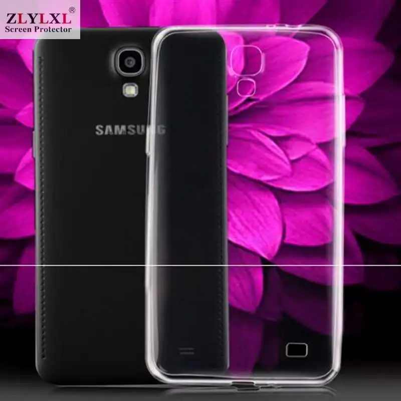 Мягкий прозрачный ТПУ силиконовый чехол для телефона задняя крышка samsung galaxy mega 2