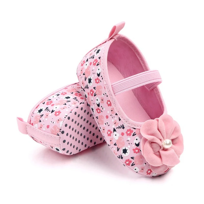 

Baby Girl First Walkers Newborn Shoes Spring Summer Sweet Very Light Big Bow Knitted Dance Ballerina Dress Pram
