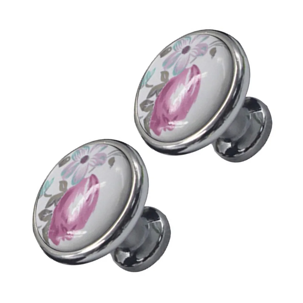 

WSFS Hot Pack of 2 Europe Ceramic Drawer Door Cabinet Cupboard Pull Handles Knobs (Color 6)