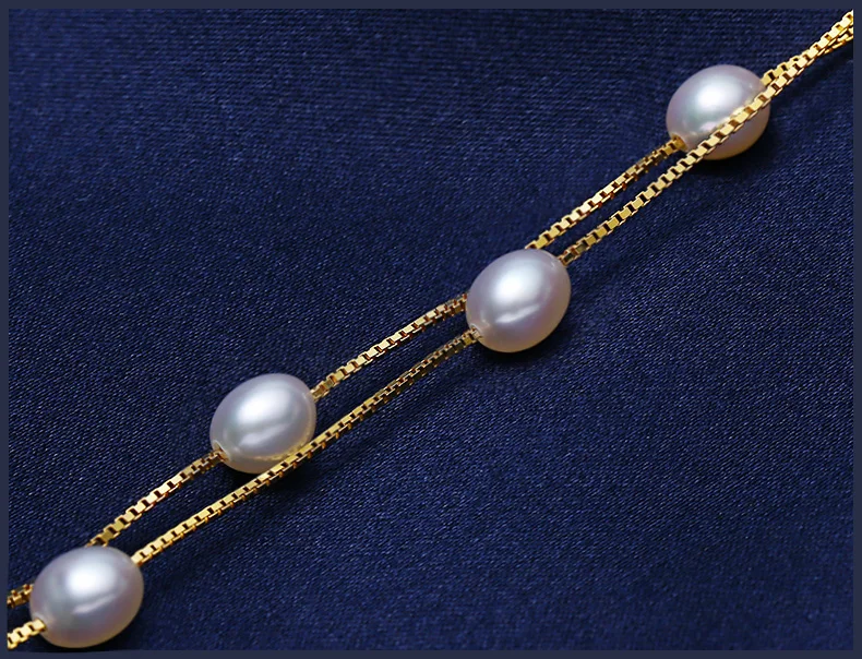 Настоящее 925 пробы Серебряное ожерелье Perfect natural жемчужное ожерелье 120 см длинное ожерелье для Дамская мода ювелирные изделия