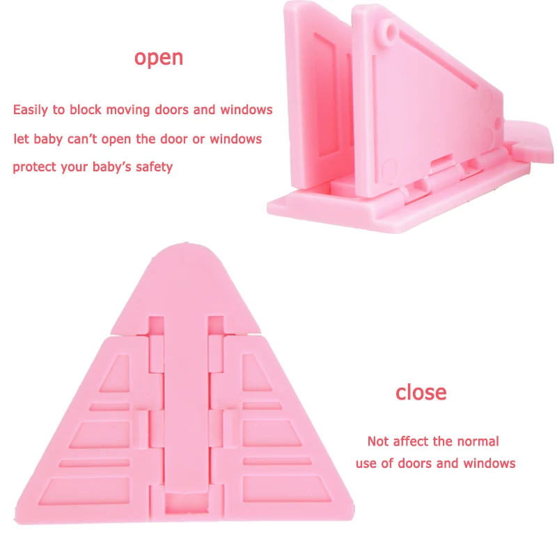 Детская безопасность замок на окно Защита для детей Замки и ремни шкаф анти-зажимные крылья Детская безопасность замок Детская безопасность