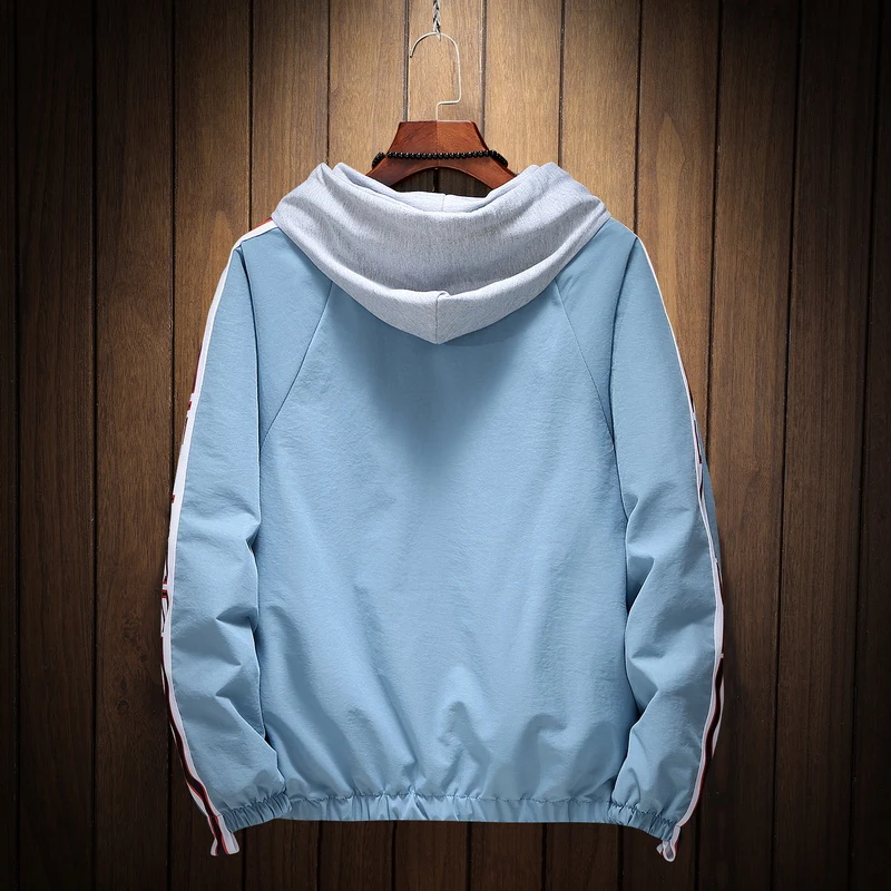 KUYOMENS Jacket Men Summer Hooded Sunscreen Jackets Windbreaker Fashion Brand Clothing Women Men Veste Homme Plus Size