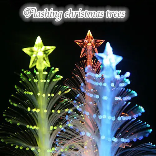 Romantic Party Decoration Fiber Optic Flashing Christmas Trees Toys Free Shipping | Игрушки и хобби