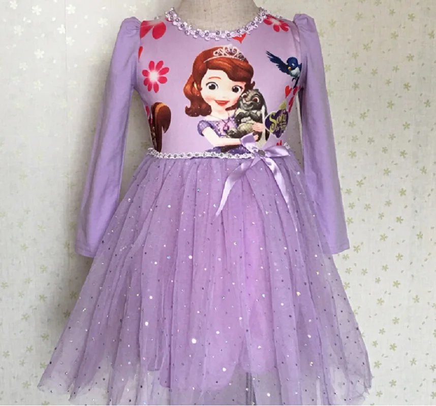 

Anna Elsa Disfraz Sofia Dress Infantil Fever Elza Costume Vestido Rapunzel Jurk Disfraces Children Dress Girls Princess Dress